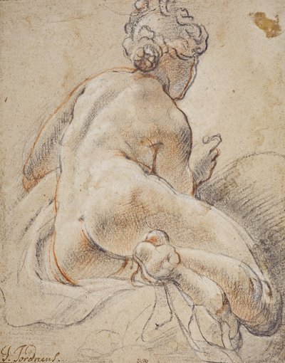 Desnudo Femenino, Visto desde Atrás de Jacob Jordaens